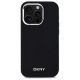 3. Etui DKNY Plain Logo MagSafe na iPhone 14 Pro - czarne