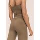 2. Spodnie damskie CASALL Seamless Rib Slit Pants kolor zielony