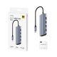 4. CUDY UH500 Hub USB-C 6-IN-1 z HDMI 4K