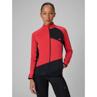 6. Bluza trekkingowa slim bez kaptura damska 4F 4FRSS26TFSWF0986-20S