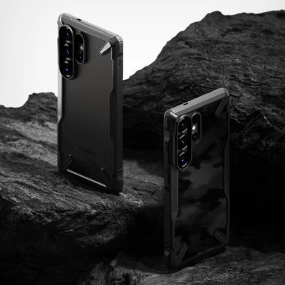 7. Etui Ringke Fusion X na Samsung Galaxy S25 Ultra - czarny