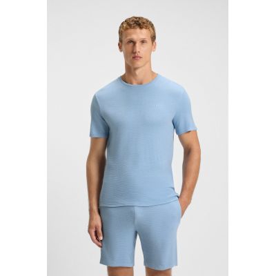 6. Koszulka Boss Rib Azzurro M 50509328-450