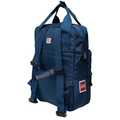 3. LEGO Brick 1x1 Kids Backpack 20206-0140 Granatowe One size