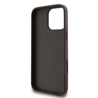7. Etui Guess 4G Big Logo na iPhone 16 Pro - brązowe