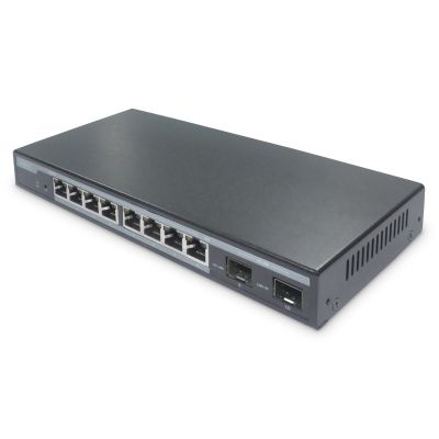 Switch L2 Managed 8-Port Gigabit PoE + 2 SFP
