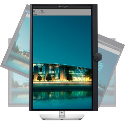 3. DELL UltraSharp U3224KBA LED display 80 cm (31.5") 6144 x 3456 px 6K Ultra HD LCD Czarny, Srebrny