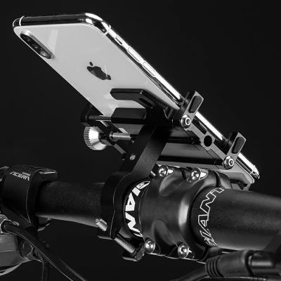 5. Uchwyt na telefon Rockbros 699 zaciskowy na kierownicę - czerwony