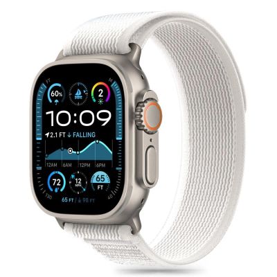 2. Pasek Tech-Protect Nylon Stripe na Apple Watch 6 / 7 / 8 / 9 / 10 / SE / Ultra 1 / 2 (44 / 45 / 46 / 49 MM) - szary