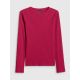 7. Longsleeve slim z prążkowanej dzianiny damski 4F 4FRAW25TLONF656-53S