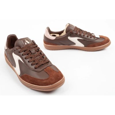 7. Skechers buty sportowe sneakersy damskie Hotshot brązowe modne
