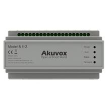 Akuvox NS-2 przełącznik sieciowy Fast Ethernet (10/100) DIN rail Szary
