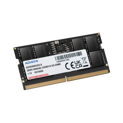 6. ADATA Premier moduł pamięci 16 GB 1 x 16 GB DDR5 262-pin SO-DIMM Korekcja ECC