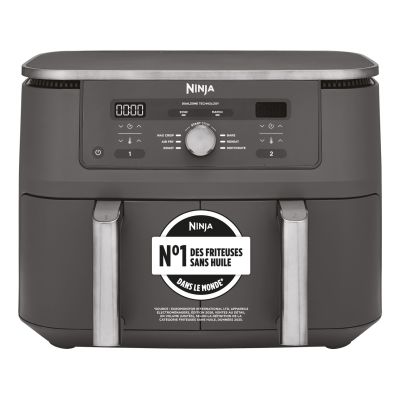 8. Ninja DZ400EU frytkownica Podwójny 9,5 l Autonomiczny 2470 W Frytkownica na gorące powietrze Szary