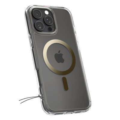 3. Etui Spigen Ultra Hybrid Mag z MagSafe na iPhone 16 Pro - złote
