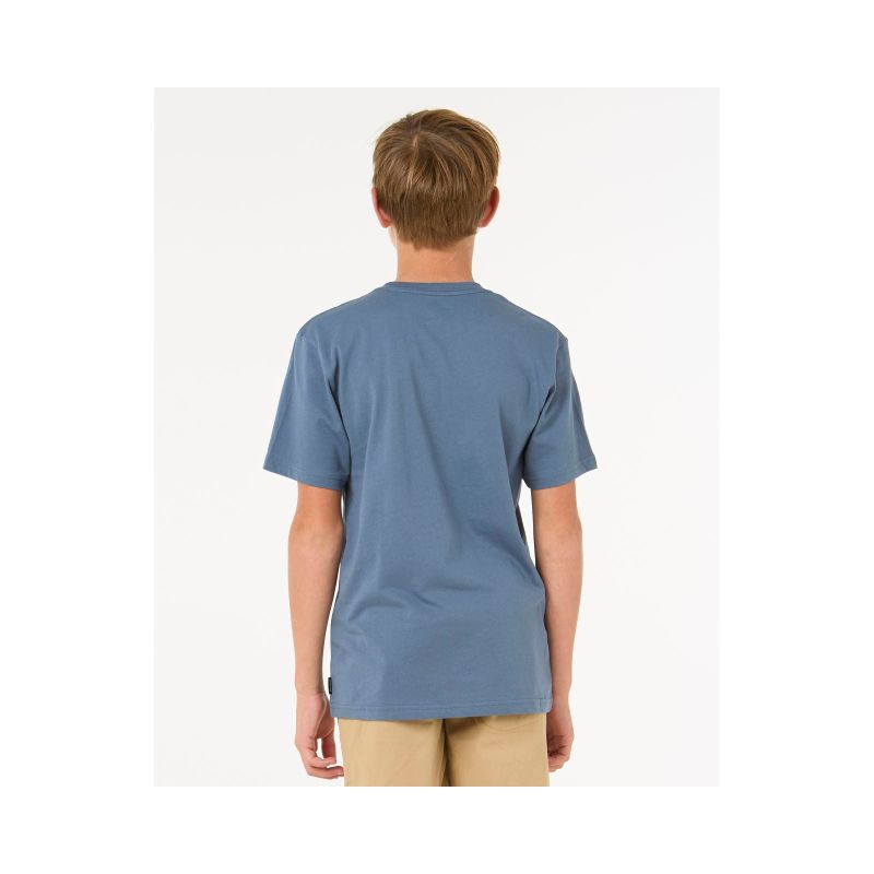 4. Koszulka RIP CURL Raw Energy Frame Tee - Boy granatowy