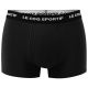 7. Le Coq Sportif bokserki majtki męskie 3PAK czarne szare bordowe