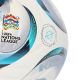 4. Piłka nożna adidas UEFA Nations League 26/27 Pro biało-niebiesko-pomarańczowa KE7539