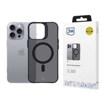 Etui 3mk Smoke MagCase z MagSafe na iPhone 16 Pro Max - półprzezroczyste