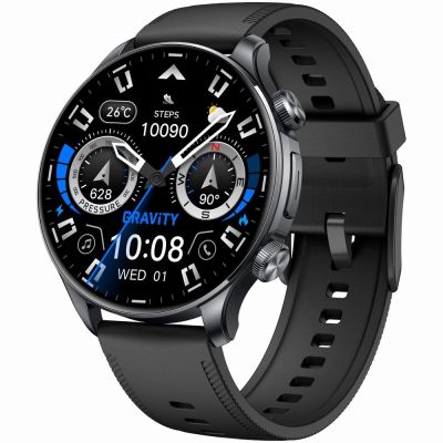 5. Smartwatch Gravity Czarny Pasek + Bransoleta GT35-2