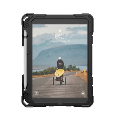 10. UAG Plasma HS Kickstand - obudowa ochronna z uchwytem do Apple Pencil, uchwytem na dłoń oraz podstawką do iPad 10.9" 10 generacja / 11" (A16) (ice/black)