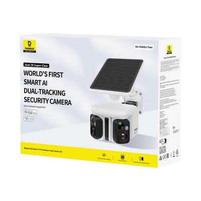 5. Kamera zewnętrzna Baseus Security X1 Pro Dual Camera 3K - biała