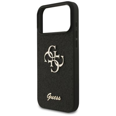 6. Etui Guess Fixed Glitter Big 4G na iPhone 17 Pro Max / 18 Pro Max - czarne