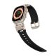 4. Pasek Tech-Protect Delta Pro na Apple Watch 4 / 5 / 6 / 7 / 8 / 9 / SE / Ultra 1 / 2 (42/44/45/49 mm) - czarno-tytanowy