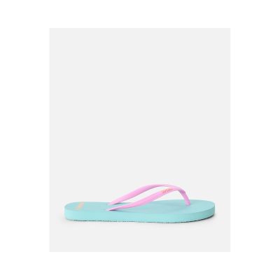 4. Japonki damskie RIP CURL Bondi Bloom Open Toe niebieskie