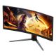 33. AOC G4 CU34G4CAP monitor komputerowy 86,4 cm (34") 3440 x 1440 px UltraWide Quad HD LCD Czarny, Czerwony