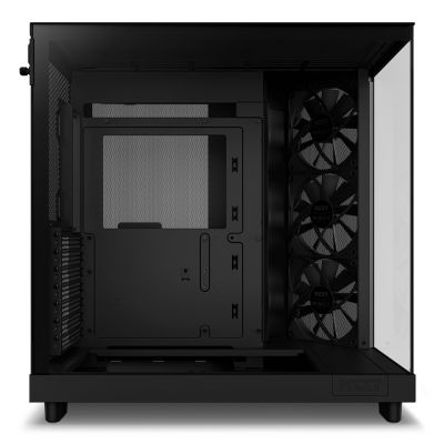 16. NZXT OBUDOWA KOMPUTEROWA NZXT OBUDOWA H6 FLOW MIDI TOWER Z OKNEM CZARNA