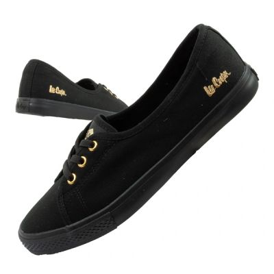 Lee Cooper buty trampki damskie sportowe czarne wsuwane baleriny