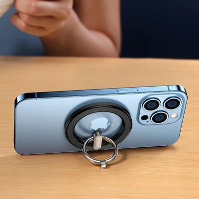 18. Joyroom zestaw wielofunkcyjny magnetyczny uchwyt samochodowy ring podstawka do telefonu czarny (JR-ZS294)