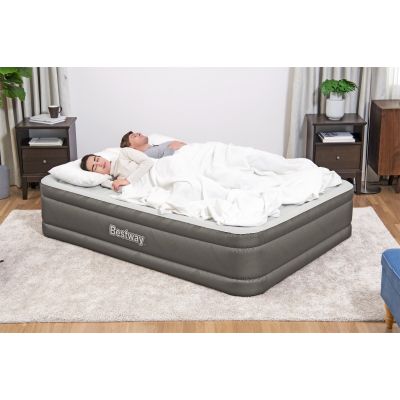 8. Bestway 69050 / 23 dmuchany materac Podwójny materac Szary, Biały Unisex