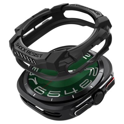 9. Etui Spigen Rugged Armor na Samsung Galaxy Watch Ultra (47 mm) - czarny mat