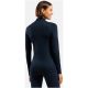 6. Bluza termoaktywna damska Odlo Merino 200 BL Top Turtle Neck LS Half Zip - dark sapphire rozmiar: m