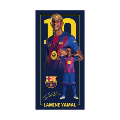 4. FC Barcelona ręcznik plażowy Yamal mikrofibra 70X140 124609
