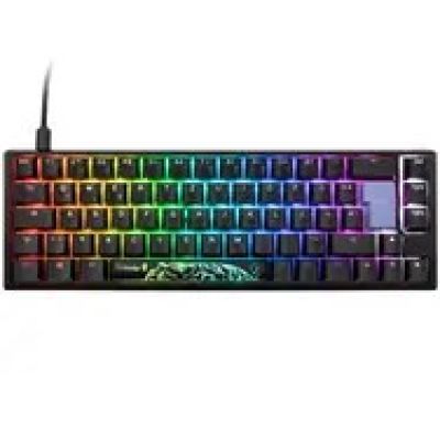 11. Ducky One 3 Classic SF klawiatura Gaming USB Niemiecki Czarny, Biały