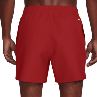2. Spodenki kąpielowe Nike Logo Lap 5" Volley czerwone NESSG574 614