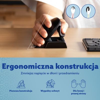 16. Ergonomiczna mysz R-Go Ambidextrous Twis