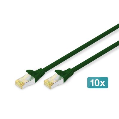Digitus Kabel krosowy CAT 6A S/FTP, 10 sztuk