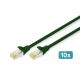 Digitus Kabel krosowy CAT 6A S/FTP, 10 sztuk