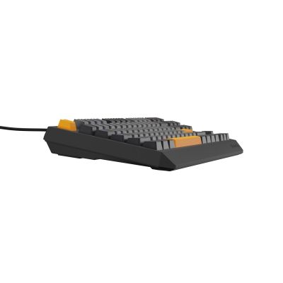 29. GENESIS Thor 230 TKL klawiatura Gaming USB + RF Wireless + Bluetooth QWERTY Czarny, Szary, Pomarańczowy