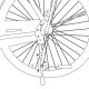 10. NÓŻKA STOPKA ROWEROWA TYŁ REGULOWANA 24''-28'' DUNLOP