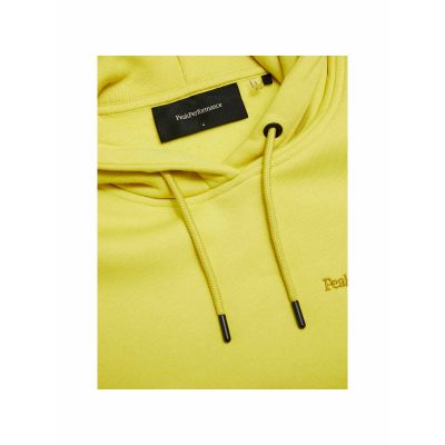 4. Bluza damska PEAK PERFORMANCE W Original Small Logo Hood kolor żółty