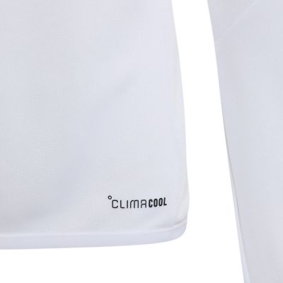 10. Bluza dla dzieci adidas Tiro 26 League Training Top biało-czarno-czerwona KR0370