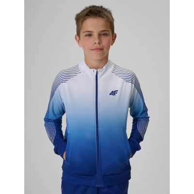 Bluza sportowa regular bez kaptura chłopięca 4F 4FJRSS26TFSWM1043-90A