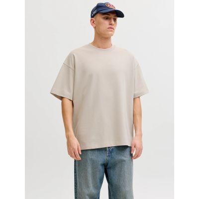 Jack&Jones męska koszulka t-shirt JJEBARRON TEE SS O-NECK NOOS 12298906 MOONBEAM