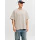 Jack&Jones męska koszulka t-shirt JJEBARRON TEE SS O-NECK NOOS 12298906 MOONBEAM