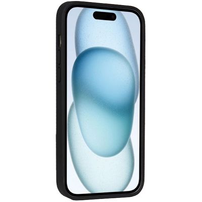 3. Etui Audi Synthetic Leather z MagSafe na iPhone 15 Plus / 14 Plus - brązowe