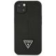 3. Etui Guess Saffiano Triangle Logo na iPhone 14 Plus - czarne